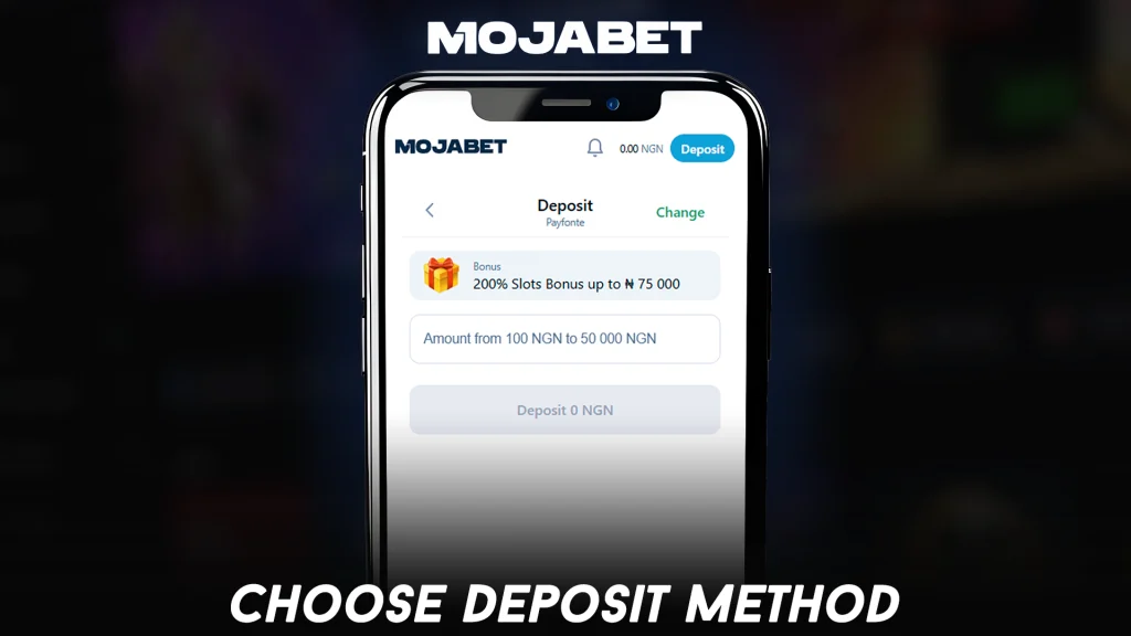 Choose Deposit Method