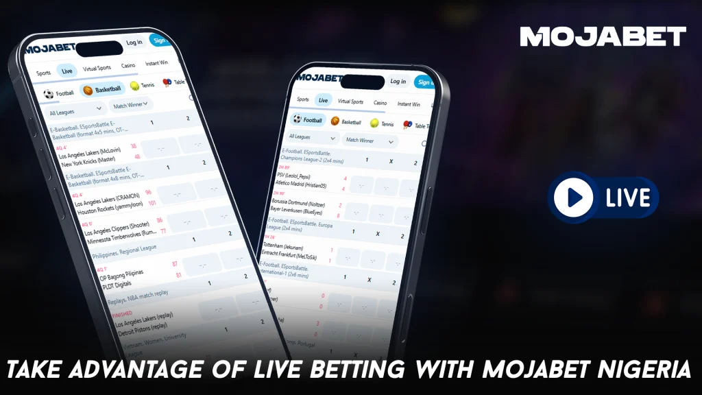 Take Advantage of Live Betting with MojaBet Nigeria