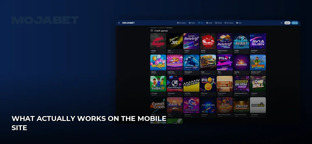 Mojabet promotional banner